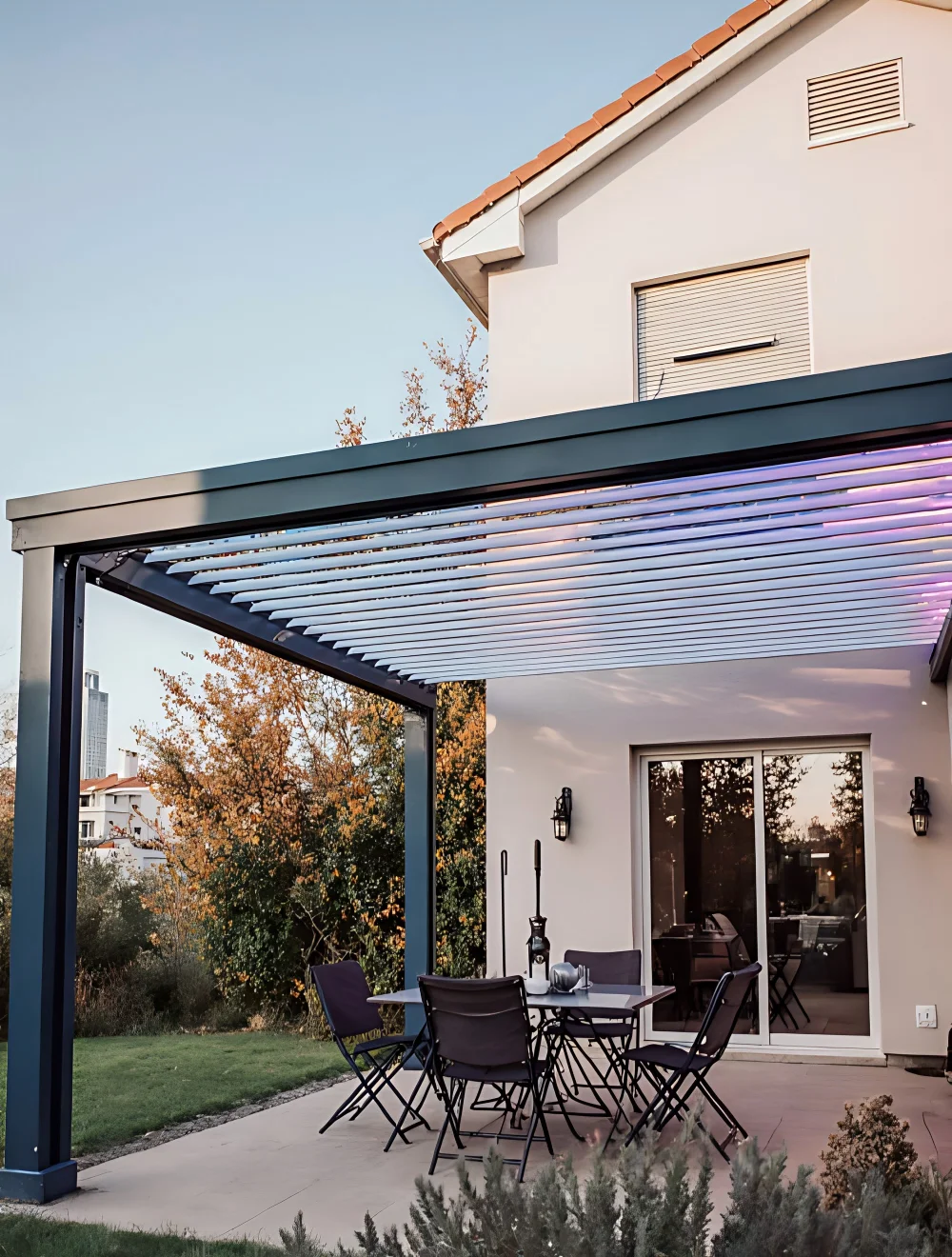 Fully Automatic Louvered Roof Waterproof Pergola Aluminium Retractable Flips Modern Outdoor Pavilion for Four Seasons Setup
Fully Automatic Louvered Roof Waterproof Pergola Aluminium Retractable Flips Modern Outdoor Pavilion for Four Seasons Setup