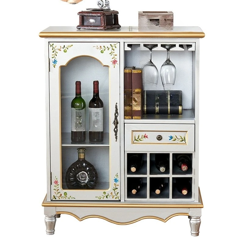 American entrance storage side cabinet, small apartment dining side locker, American wine shelf cabinet
American entrance storage side cabinet, small apartment dining side locker, American wine shelf cabinet
