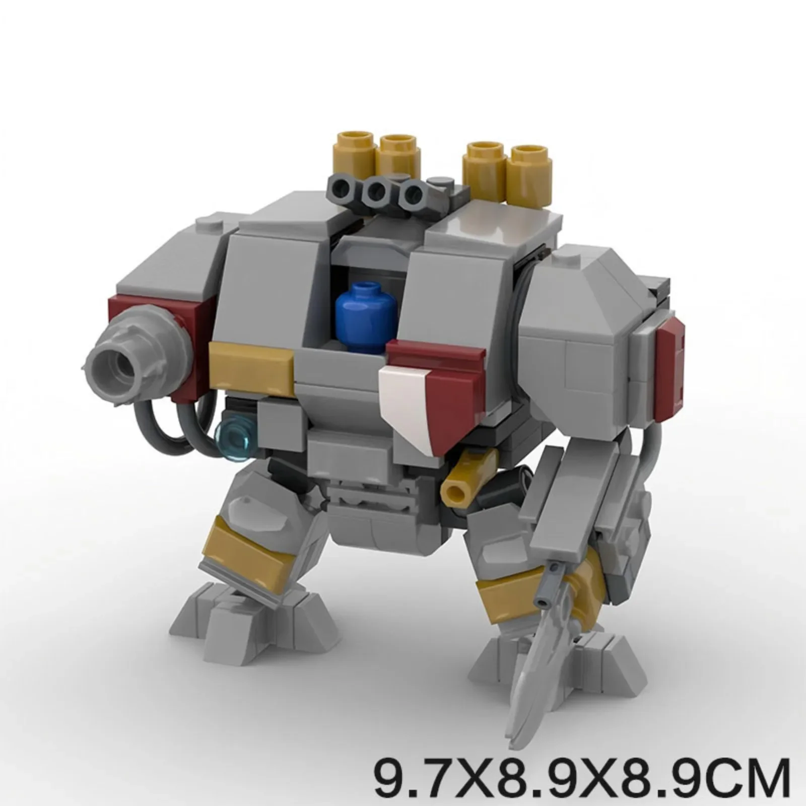 MOC Creative Destroyer Мех Модель строительных блоков, совместимая с основными кирпичными брендами, модель робота, игрушки для сборки мелких частиц
MOC Creative Destroyer Мех Модель строительных блоков, совместимая с основными кирпичными брендами, модель робота, игрушки для сборки мелких частиц
