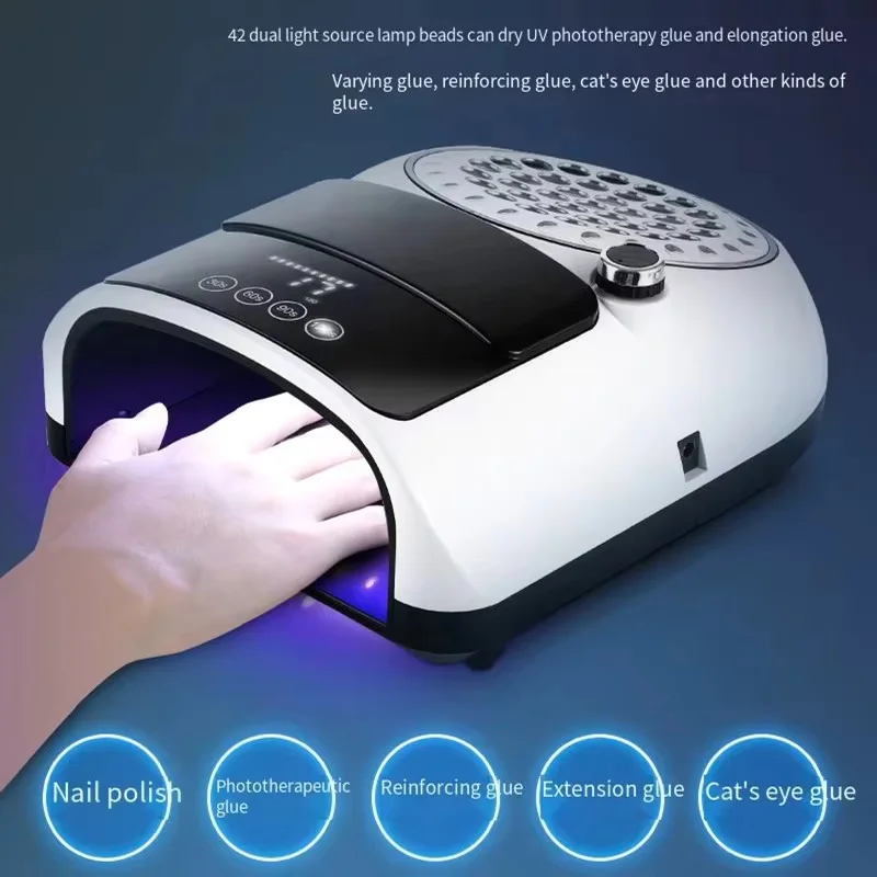 UV LED Nail Lamp Nail Art Vacuum Cleaner 2-in-1 Nail Machine with Filter, for nails For Manicure Gel Christmas Gift
UV LED Nail Lamp Nail Art Vacuum Cleaner 2-in-1 Nail Machine with Filter, for nails For Manicure Gel Christmas Gift