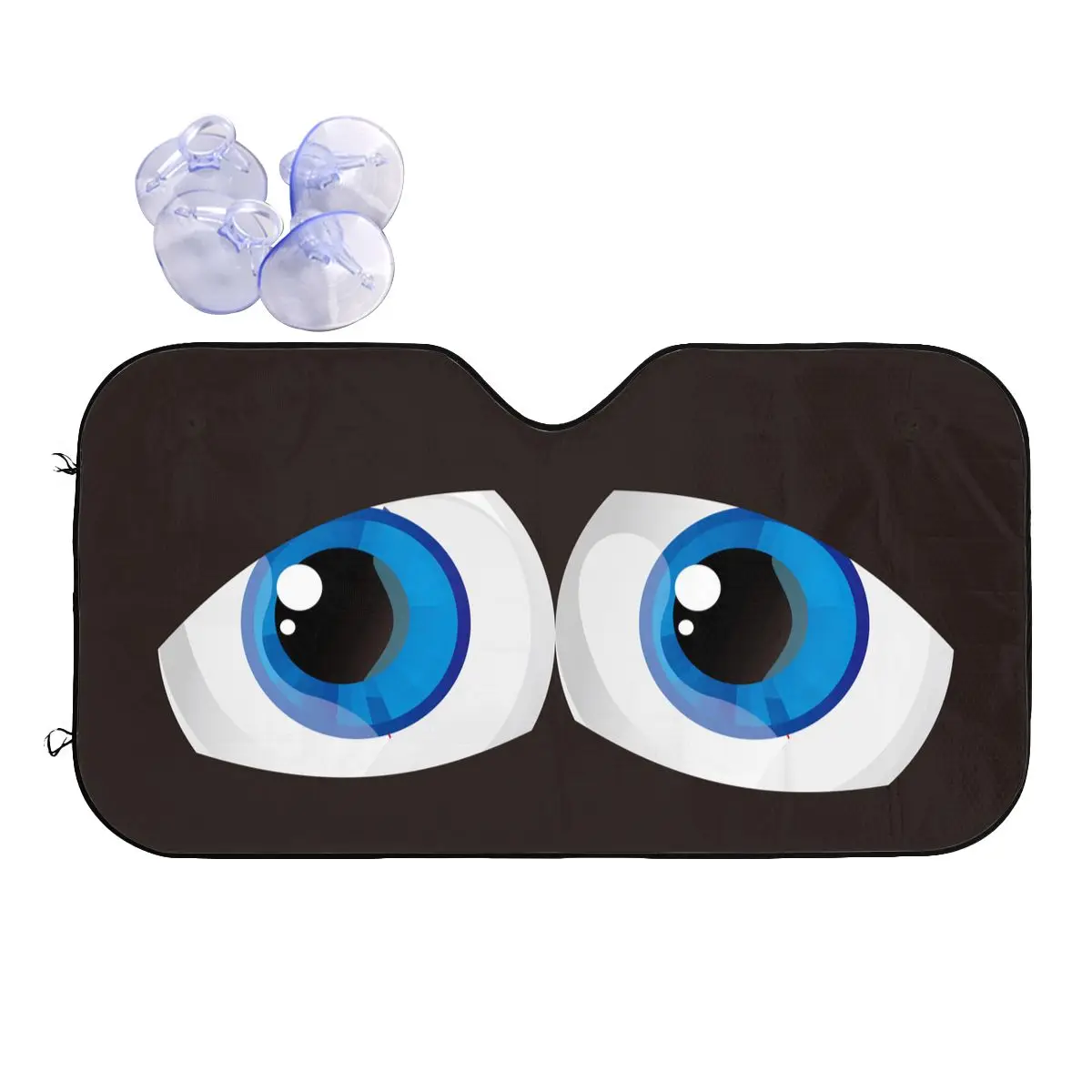 Sad Eyes Personality Windshield Sunshade 76x140cm Cartoon Aluminium Foil Sunshade Visor Accessories Covers
Sad Eyes Personality Windshield Sunshade 76x140cm Cartoon Aluminium Foil Sunshade Visor Accessories Covers