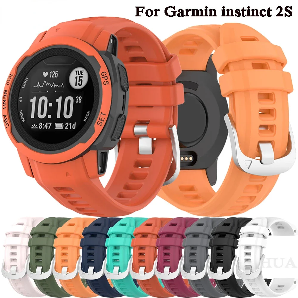 Replacement Strap for Garmin instinct 2S GPS Smart Watch Silicone Bracelet with Tool pins for Garmin instinct 2S Wrist band
Replacement Strap for Garmin instinct 2S GPS Smart Watch Silicone Bracelet with Tool pins for Garmin instinct 2S Wrist band