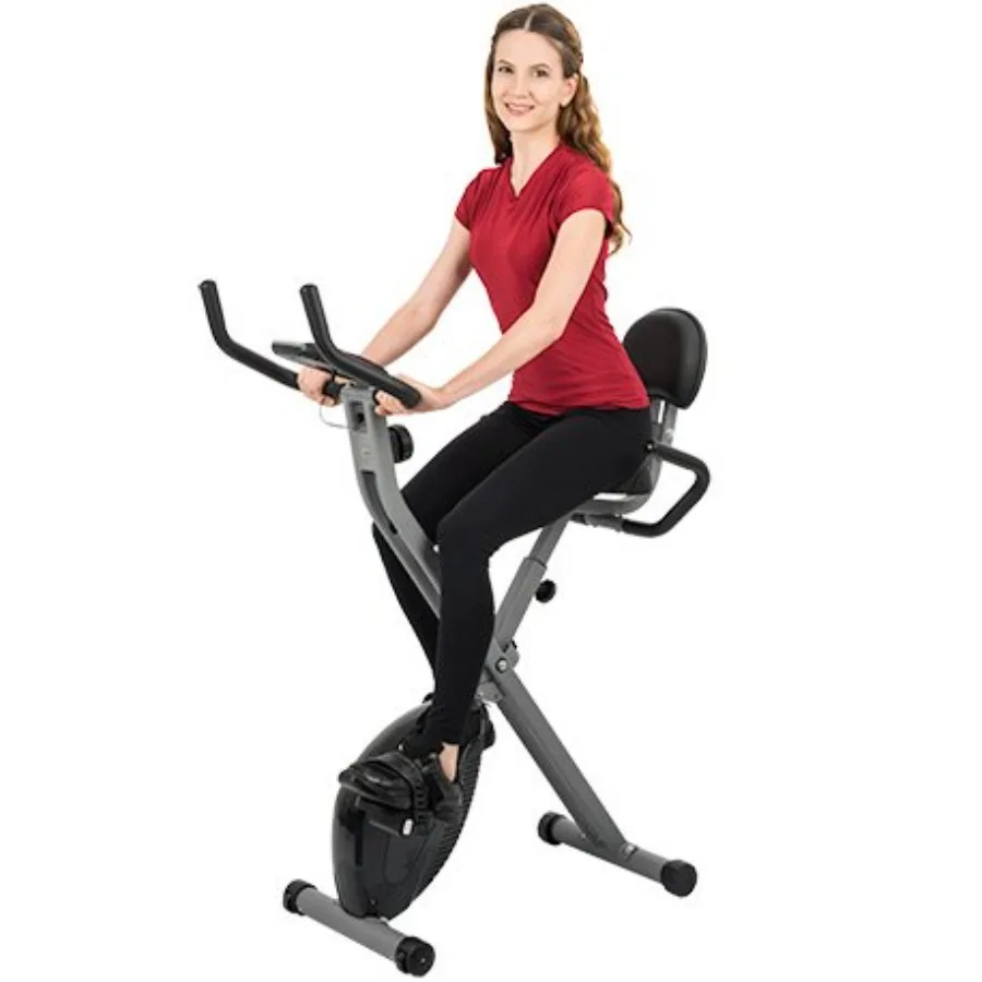 Magenetic Exercise Bike w Multi Level Tension Control Adjustable Resistance LCD Screen Easy Storage Fitness Machine Black
Magenetic Exercise Bike w Multi Level Tension Control Adjustable Resistance LCD Screen Easy Storage Fitness Machine Black