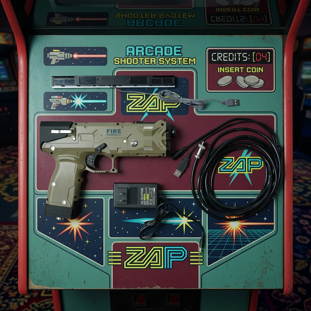 Aim Fire Light Gun Wired Connection Version,Family Arcade Game Support PC,Built-in Recoil
Aim Fire Light Gun Wired Connection Version,Family Arcade Game Support PC,Built-in Recoil