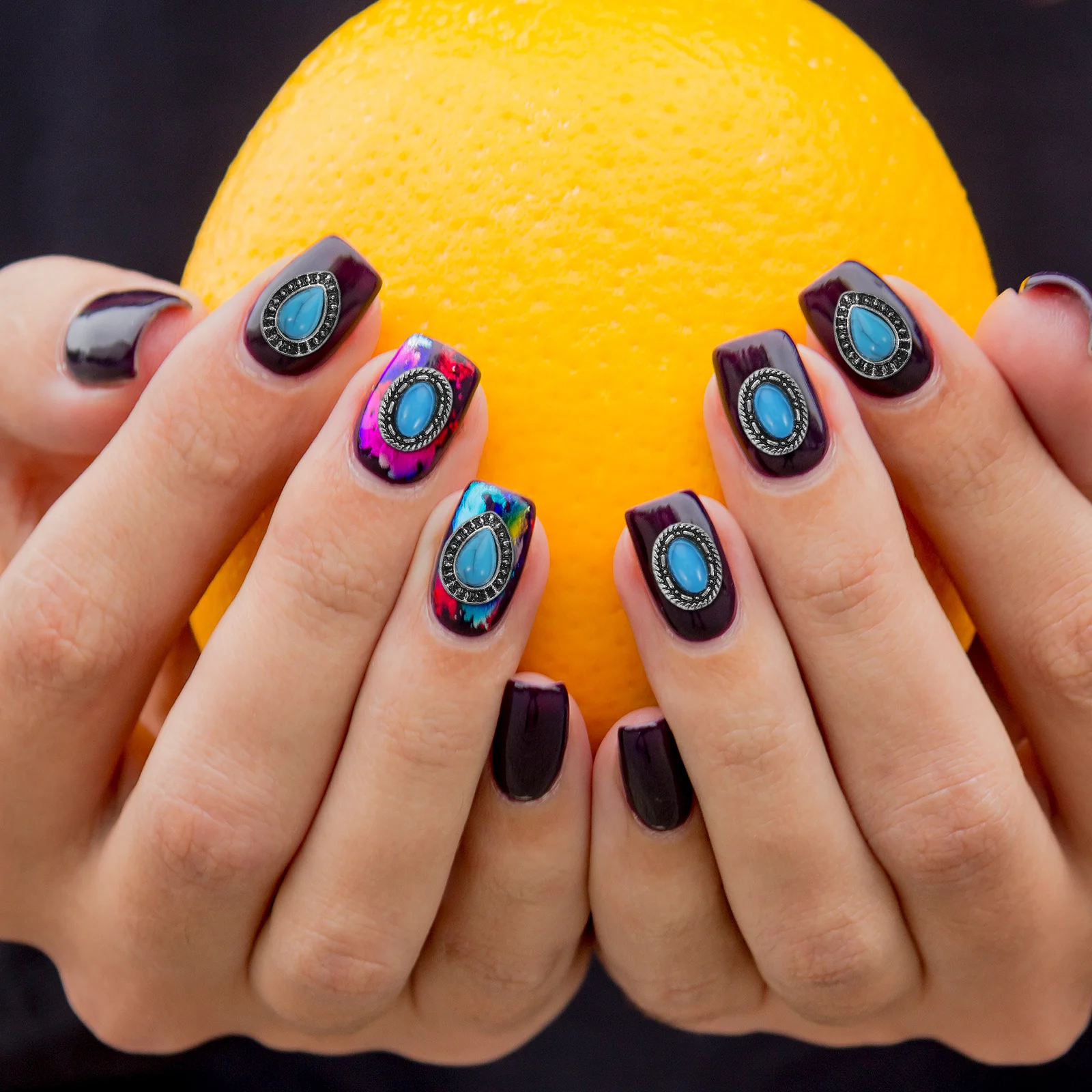 20Pcs Retro Turquoise Nail Charms Vintage Resin Alloy DIY Nail Art Decorations Unique Manicure Jewelry Women Charm
20Pcs Retro Turquoise Nail Charms Vintage Resin Alloy DIY Nail Art Decorations Unique Manicure Jewelry Women Charm