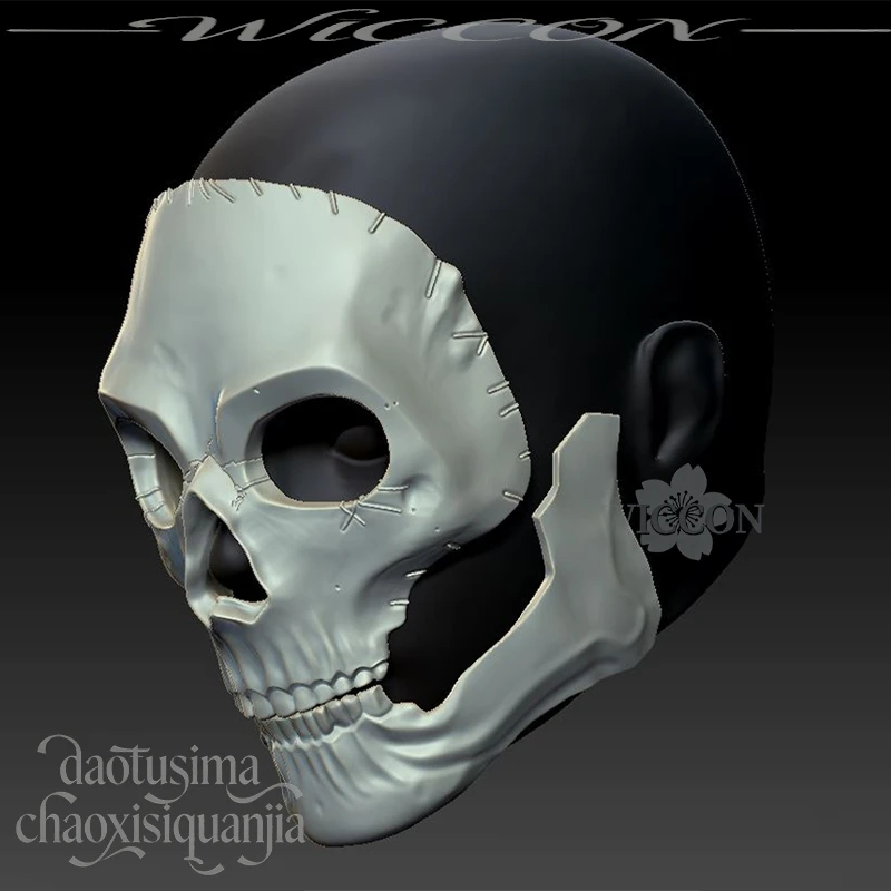 Halloween Party Roleplay Anime Horror Cosplay Ghost Full Skull Mask Punk Handsome Cool 3D Polylactic Acid Mask Props Accessories
Halloween Party Roleplay Anime Horror Cosplay Ghost Full Skull Mask Punk Handsome Cool 3D Polylactic Acid Mask Props Accessories