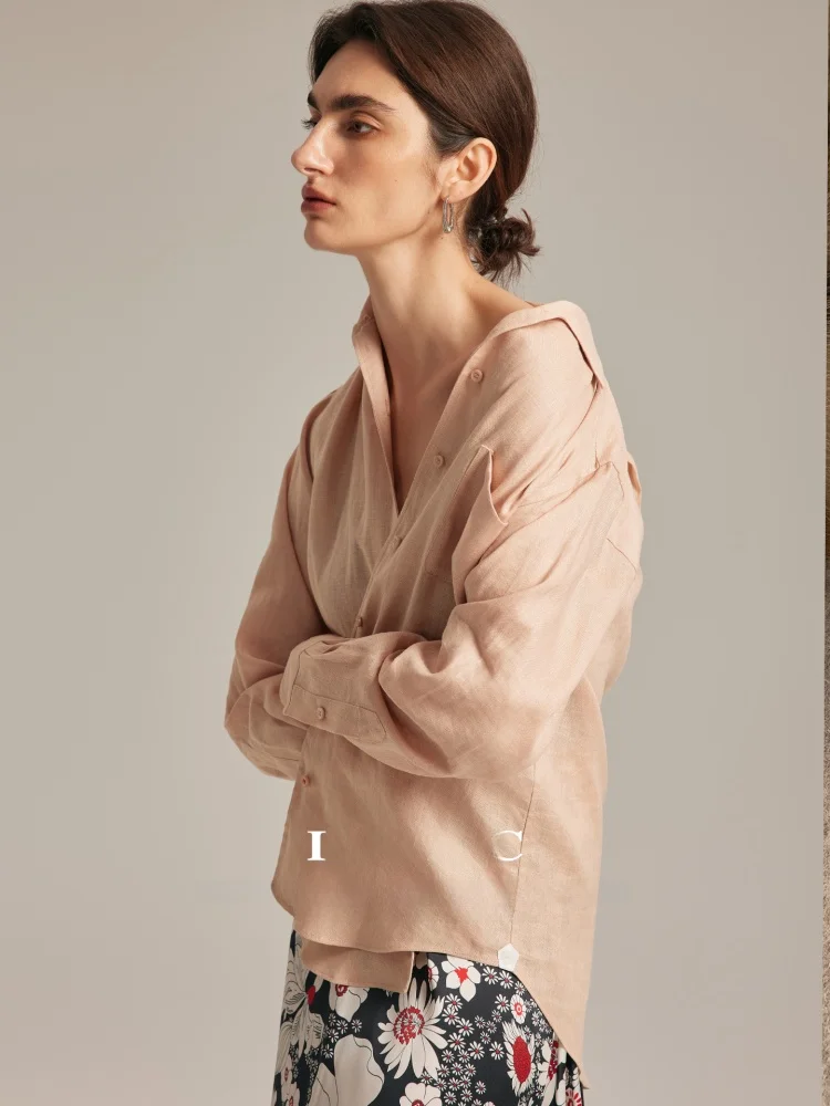 LPBC Quiet High Intelligence Loose Fit Linen Shirt French Style V-Neck Long Sleeve Women's Summer Slimming Color Woven Shirt
LPBC Quiet High Intelligence Loose Fit Linen Shirt French Style V-Neck Long Sleeve Women's Summer Slimming Color Woven Shirt