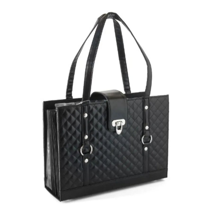 Texture Faux Leather File Organizer Tote
Texture Faux Leather File Organizer Tote