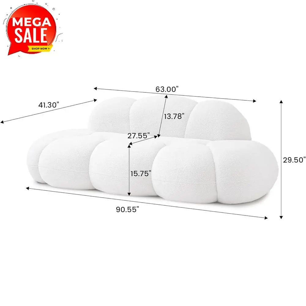 Hot salesWhite Cloud-Inspired Upholstered Sofas for Cozy Living Rooms and Bedrooms, Ideal for Small Spaces, Ready to Use
Hot salesWhite Cloud-Inspired Upholstered Sofas for Cozy Living Rooms and Bedrooms, Ideal for Small Spaces, Ready to Use