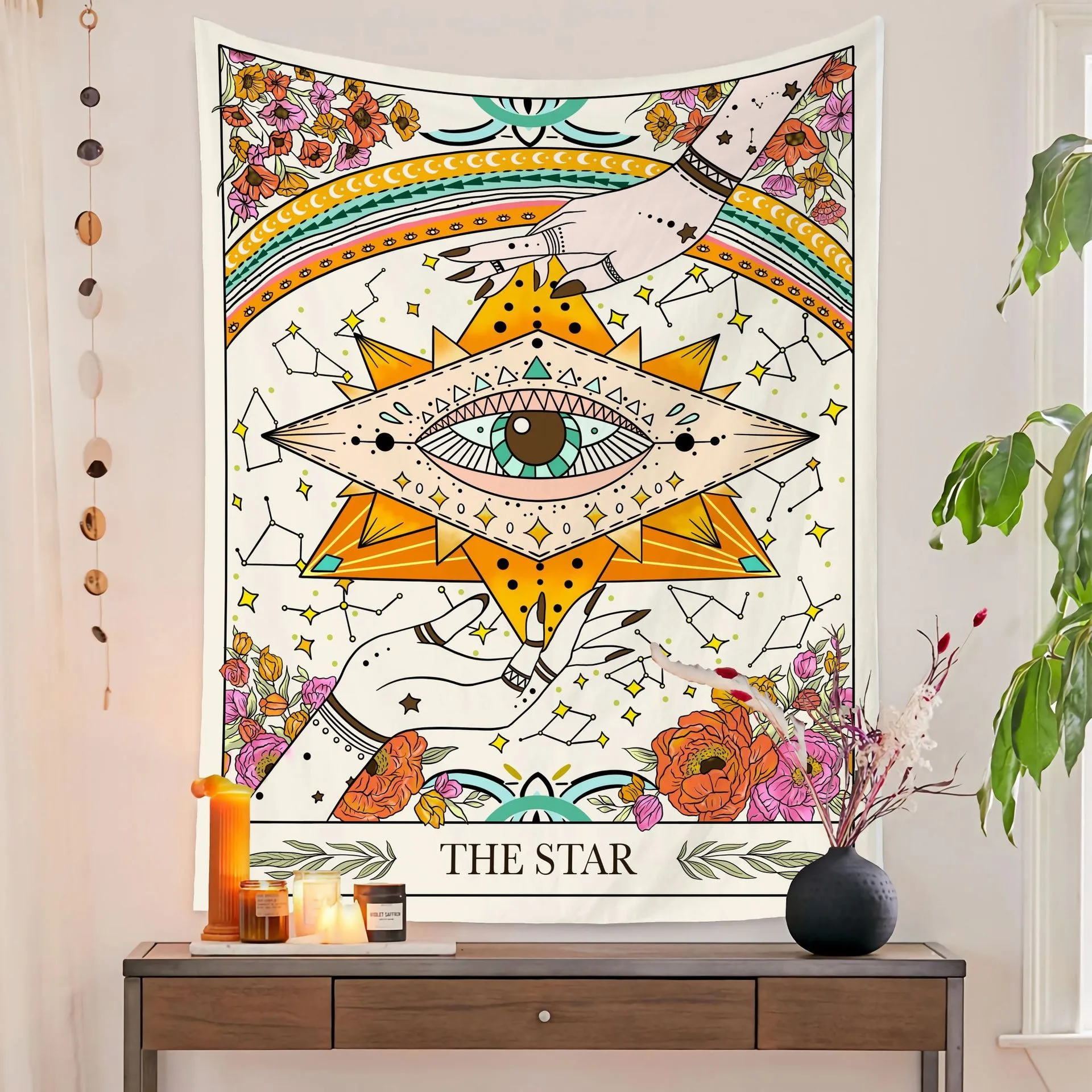 Wall Tapestry Tarot Card Style Decorative Background Cloth Home Wall Decoration Dormitory Bohemian Tapestry
Wall Tapestry Tarot Card Style Decorative Background Cloth Home Wall Decoration Dormitory Bohemian Tapestry