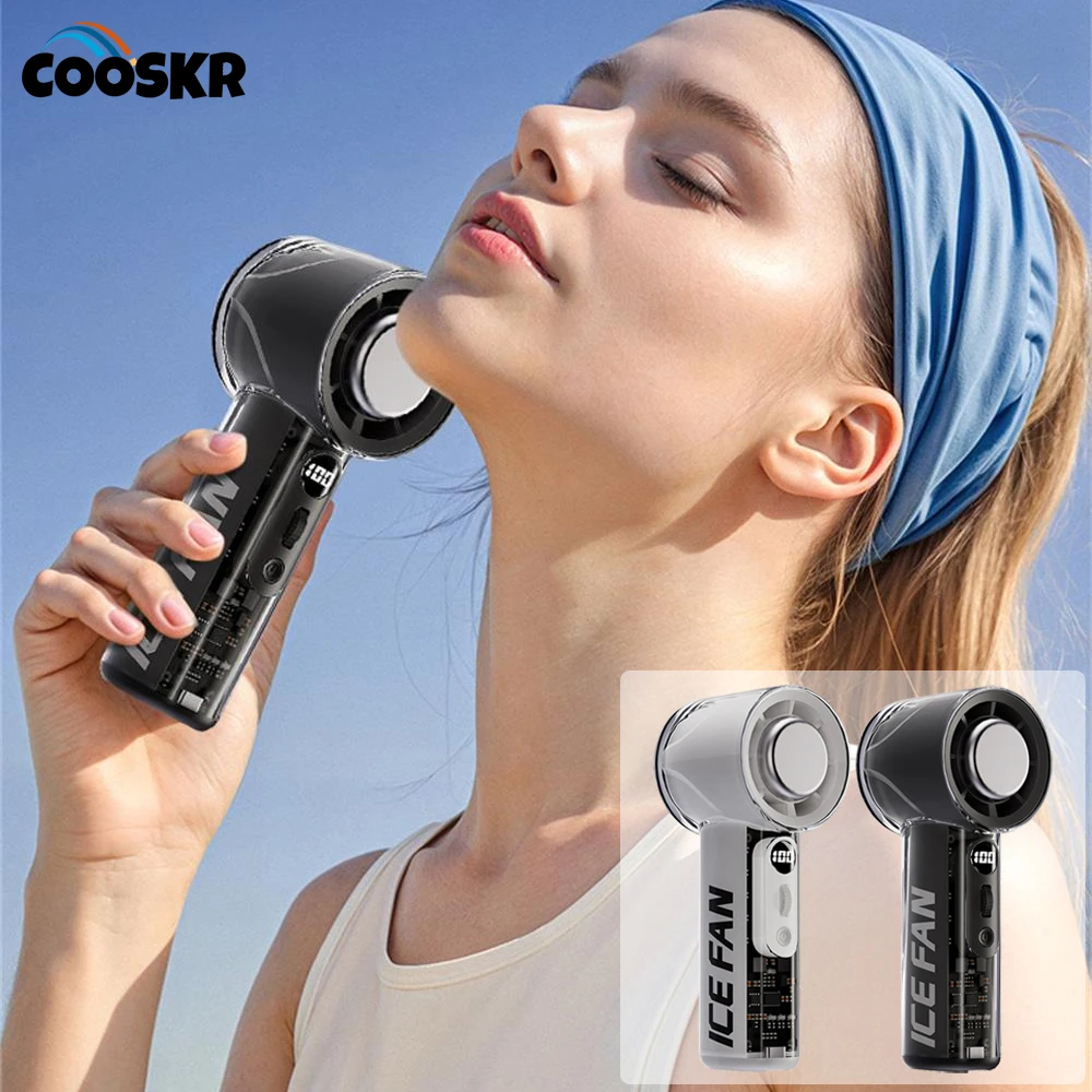 Portable Handheld Mini Fan USB Rechargeable Mini Cooling Fan Outdoor 100-level High Speed Electric Fan With LED Display
Portable Handheld Mini Fan USB Rechargeable Mini Cooling Fan Outdoor 100-level High Speed Electric Fan With LED Display
