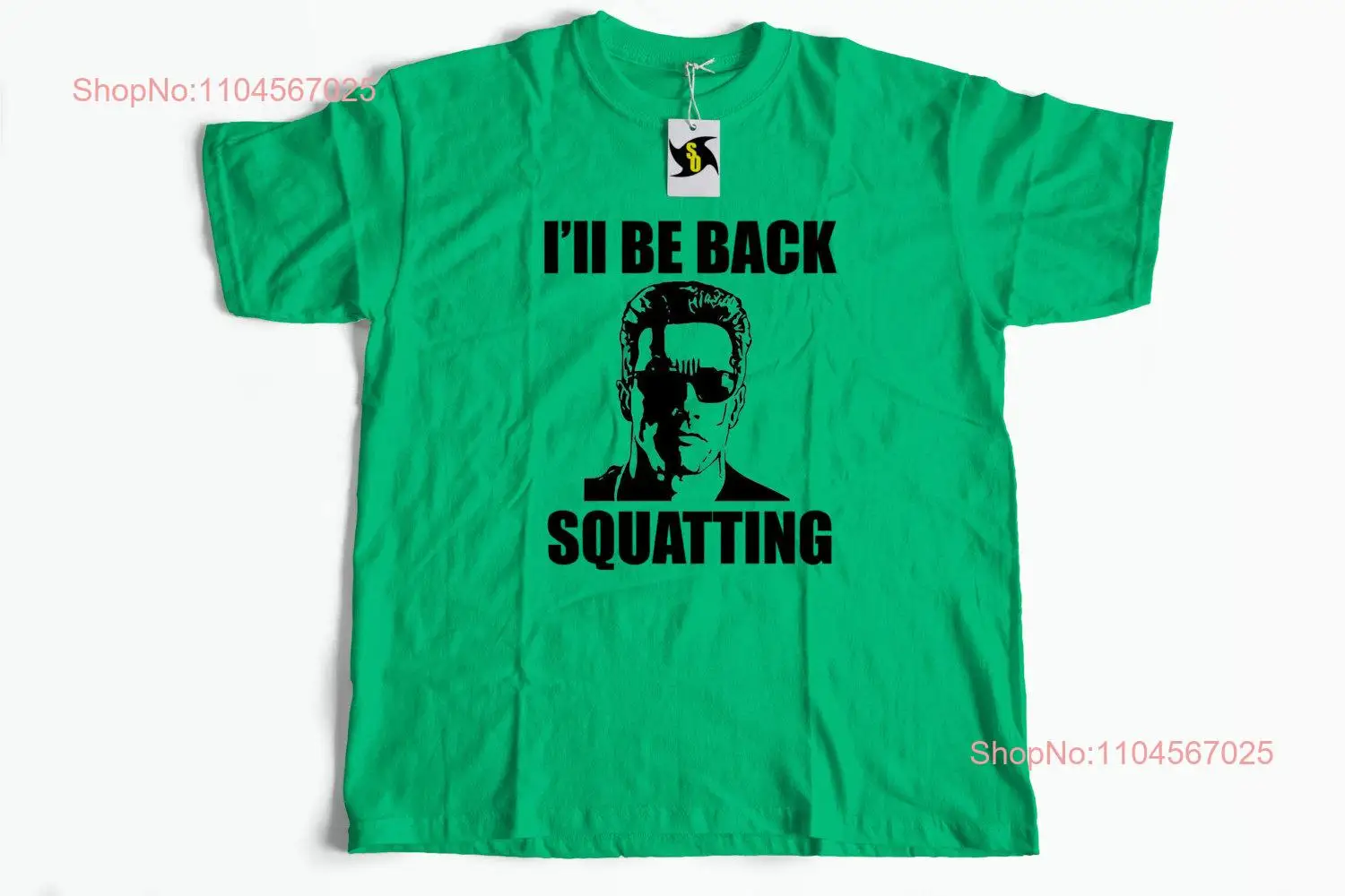 Забавная футболка SquaT «Я буду спину» на корточках WorkouT Gym Arnold с длинными или короткими рукавами
Забавная футболка SquaT «Я буду спину» на корточках WorkouT Gym Arnold с длинными или короткими рукавами