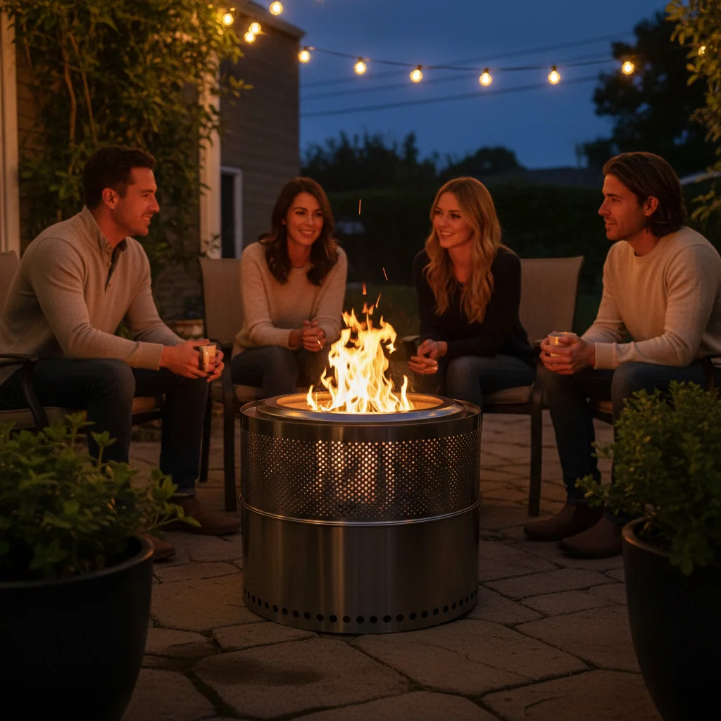 Authentic Wood Stove Outdoor Heater - Classic Garden Stove With Cooking Grill
Authentic Wood Stove Outdoor Heater - Classic Garden Stove With Cooking Grill