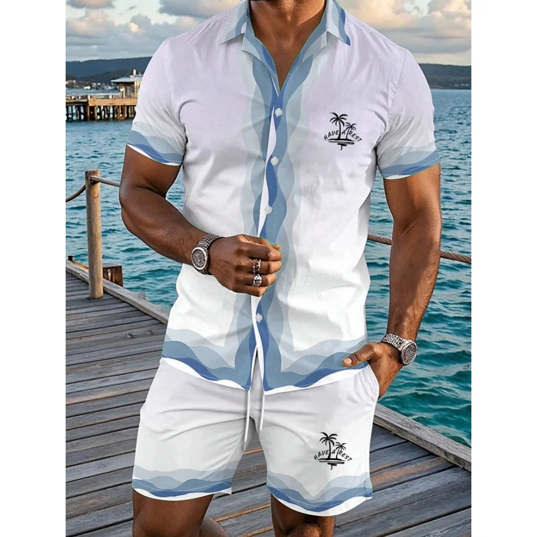 3D Cartoon coconut Printed Men's Shirt And Shorts Set Summer Casual Short-sleeved Shirt Hawaiian shirt set y2k Men's Beach Short
3D Cartoon coconut Printed Men's Shirt And Shorts Set Summer Casual Short-sleeved Shirt Hawaiian shirt set y2k Men's Beach Short