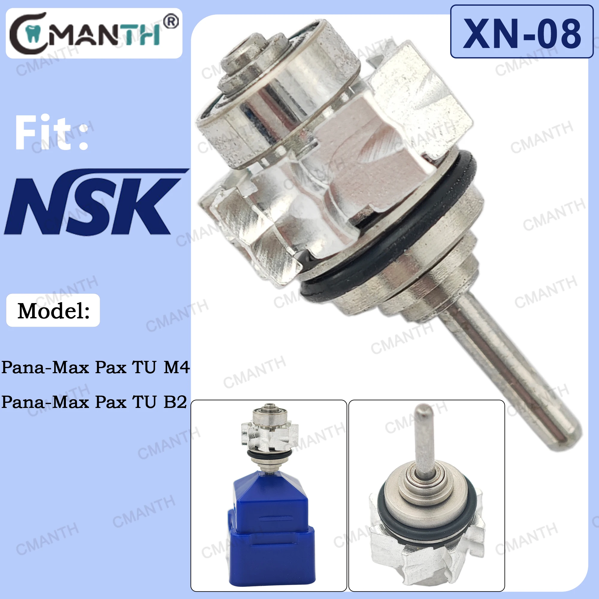 Картридж для стоматологической турбины, воздушный ротор PAX-TU03 для NSK Pana-Max Pax TU M4-SU B2, высокоскоростной сменный наконечник, аксессуары
Картридж для стоматологической турбины, воздушный ротор PAX-TU03 для NSK Pana-Max Pax TU M4-SU B2, высокоскоростной сменный наконечник, аксессуары