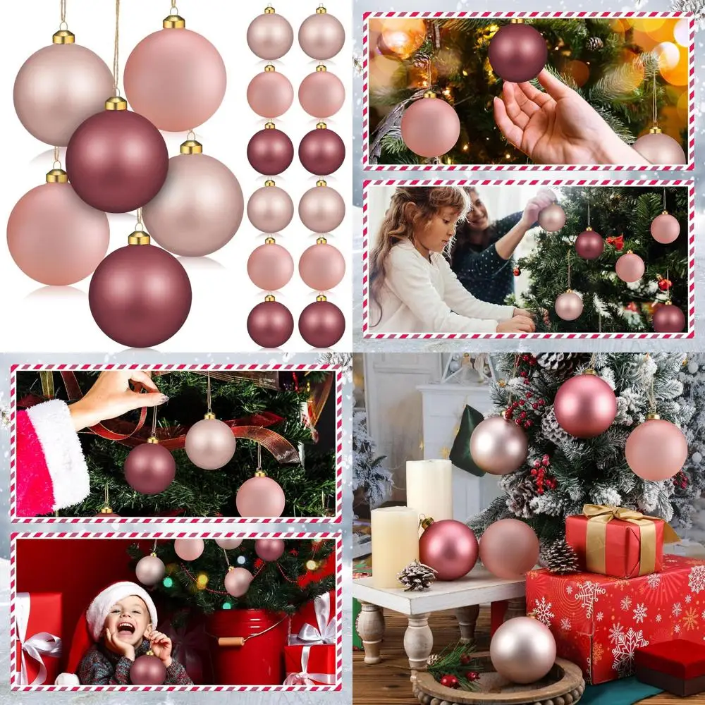 4 Inch Vintage Matte Glass Christmas Balls, 12 Pack, Pink Series, for Tree Decorations and Party Supplies
4 Inch Vintage Matte Glass Christmas Balls, 12 Pack, Pink Series, for Tree Decorations and Party Supplies