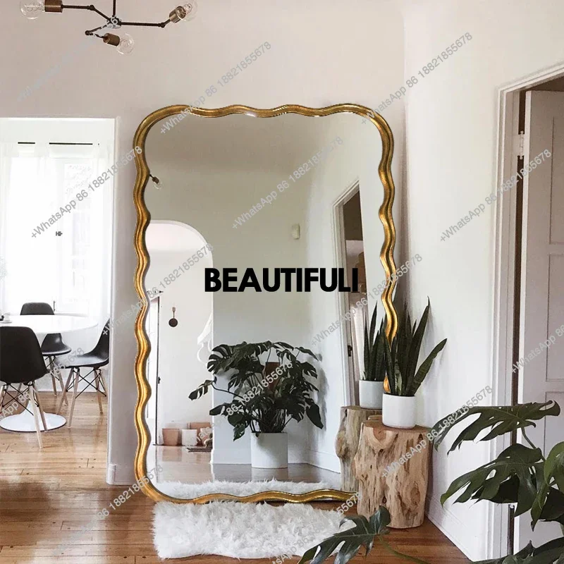 French retro floor-to-ceiling mirror fitting bedroom full-length mirror clothing store art wall-to-wall full-length mirror
French retro floor-to-ceiling mirror fitting bedroom full-length mirror clothing store art wall-to-wall full-length mirror