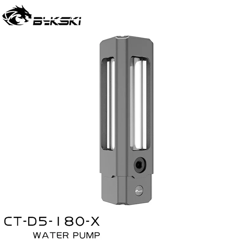 Bykski PC Water Cooling D5 Water Tank Pump Combo Mute AIO Pump Reservoir Water Cooler,Lift 3.9m,Flow 800L/H CT-D5-180-X
Bykski PC Water Cooling D5 Water Tank Pump Combo Mute AIO Pump Reservoir Water Cooler,Lift 3.9m,Flow 800L/H CT-D5-180-X