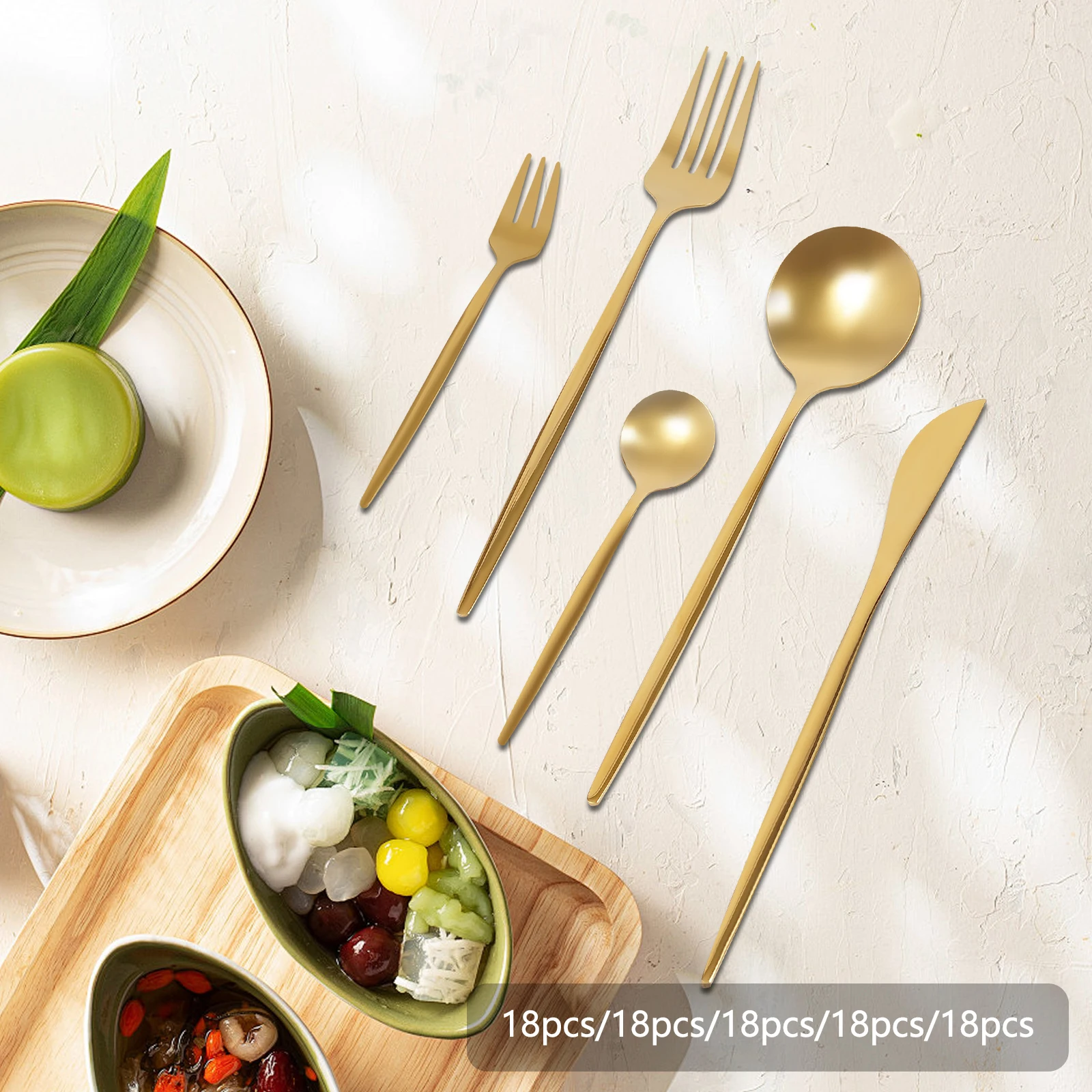 Набор столовых приборов из золота, 90 шт., 18/0, набор столовых приборов из нержавеющей стали, золотой для дома, ресторана
Набор столовых приборов из золота, 90 шт., 18/0, набор столовых приборов из нержавеющей стали, золотой для дома, ресторана