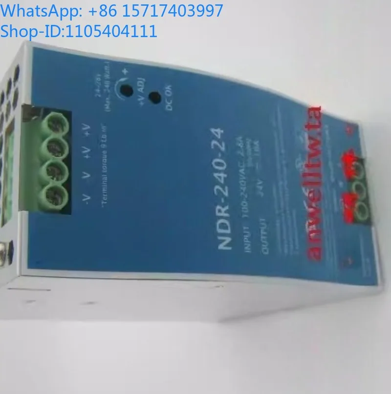 Original genuine Taiwan rail type switching power supply NDR- 240-24/48
Original genuine Taiwan rail type switching power supply NDR- 240-24/48