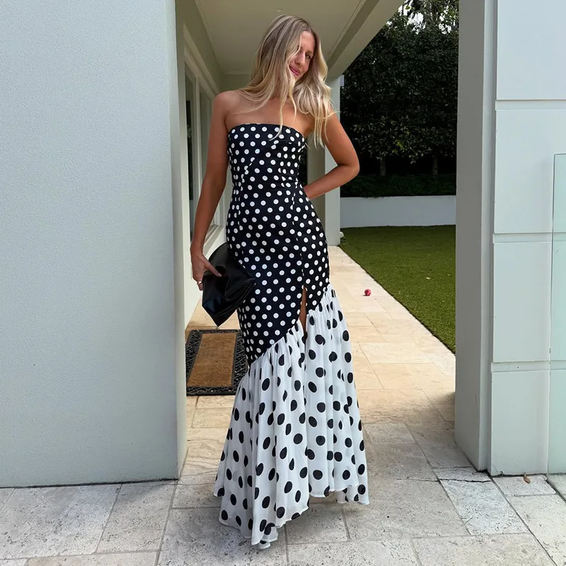 Summer 2026 High Waist One Piece Collar Slim Fit Sexy Fishtail Fashion Polk Dress - New Arrival
Summer 2026 High Waist One Piece Collar Slim Fit Sexy Fishtail Fashion Polk Dress - New Arrival