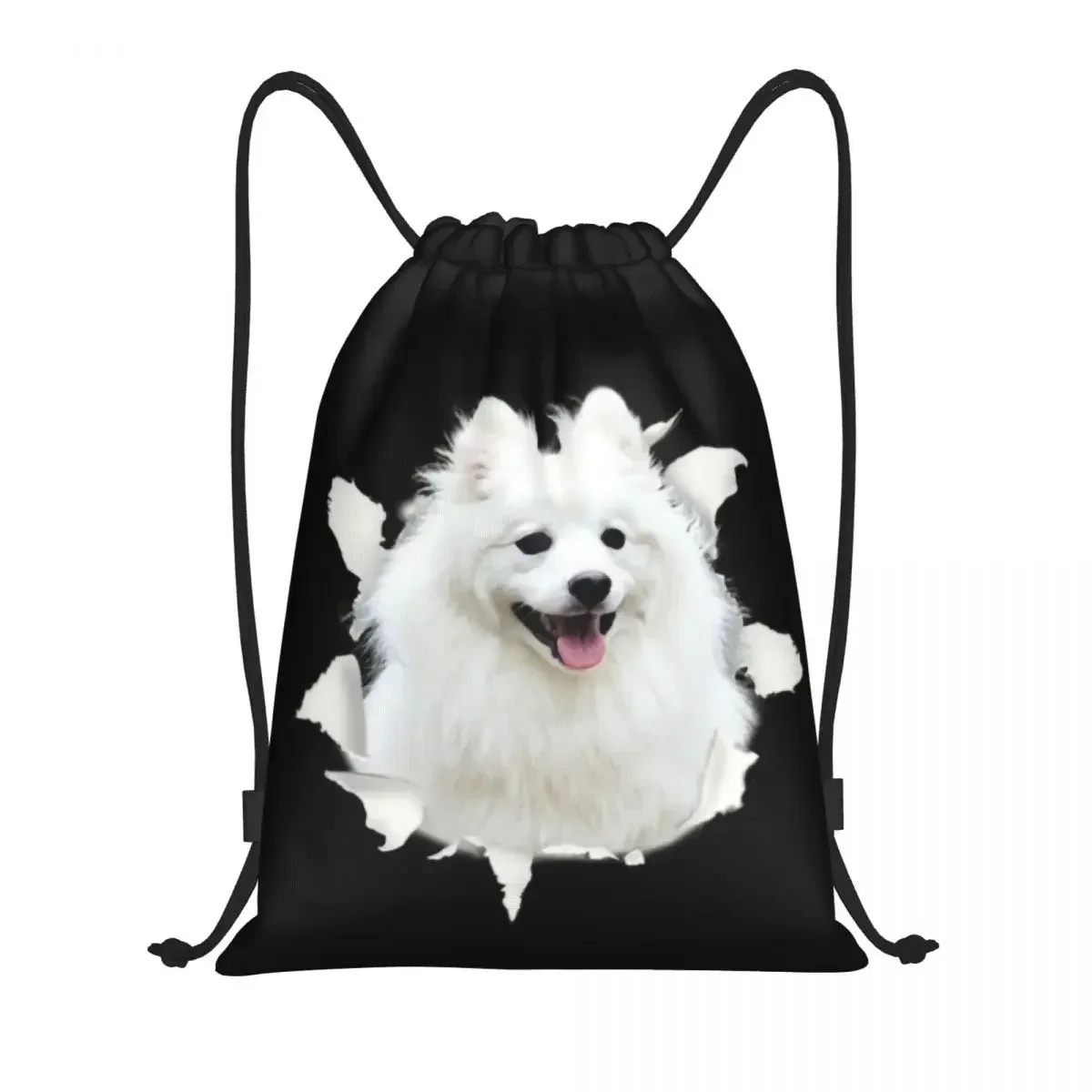 Custom Japanese Spitz Dog Drawstring Bag Women Men Lightweight Pet Puppy Sports Gym Storage Backpack
Custom Japanese Spitz Dog Drawstring Bag Women Men Lightweight Pet Puppy Sports Gym Storage Backpack