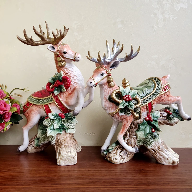 Ceramic Christmas Elk Candlestick Ornament Holiday Restaurant Decoration Gifts European Blessing Decoration
Ceramic Christmas Elk Candlestick Ornament Holiday Restaurant Decoration Gifts European Blessing Decoration