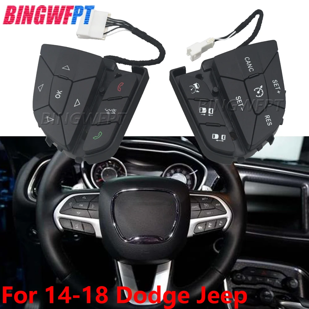 68159639AC 68159639AB For 2014 2015 Dodge Durango Grand Cherokee Steering Wheel Radio Control Switch Car accessories
68159639AC 68159639AB For 2014 2015 Dodge Durango Grand Cherokee Steering Wheel Radio Control Switch Car accessories