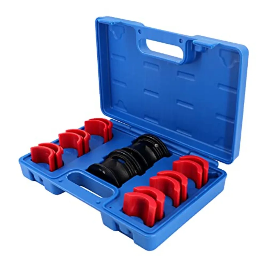 14Pcs Universal Motorcycle Bike Fork Seal Driver Tool Kit Installer Driver Set 35mm 36mm 40mm 41mm 42mm 43mm 45mm 46mm 47mm 48m
14Pcs Universal Motorcycle Bike Fork Seal Driver Tool Kit Installer Driver Set 35mm 36mm 40mm 41mm 42mm 43mm 45mm 46mm 47mm 48m
