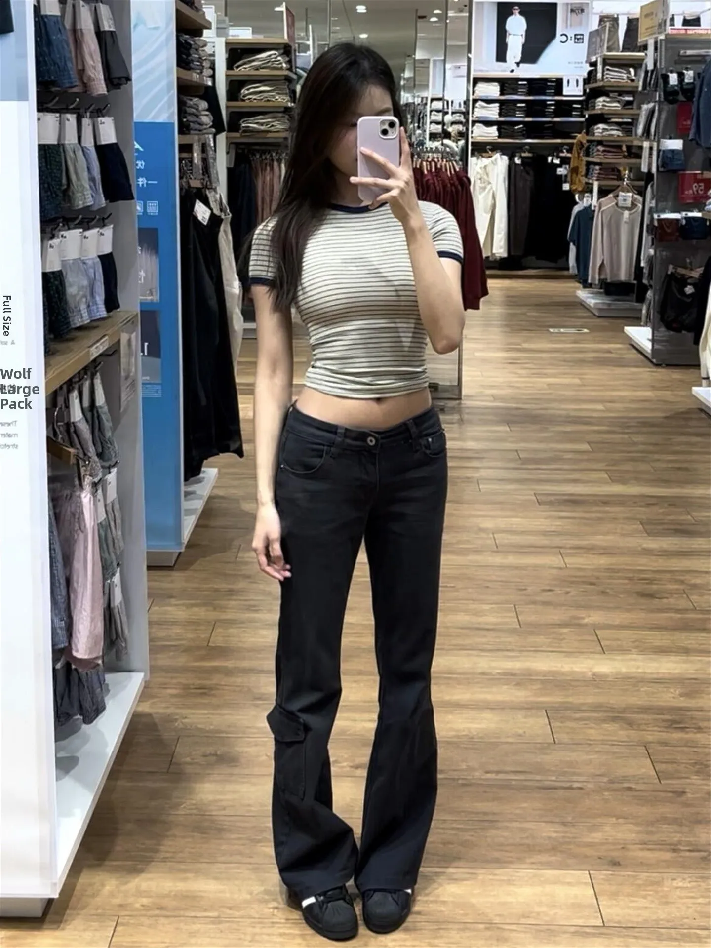 Extended Grey Low Waist Workwear Denim Jeans Women's Spring Summer Slimming Bootcut Pants Multiple Pockets Soft Cotton Casual
Extended Grey Low Waist Workwear Denim Jeans Women's Spring Summer Slimming Bootcut Pants Multiple Pockets Soft Cotton Casual