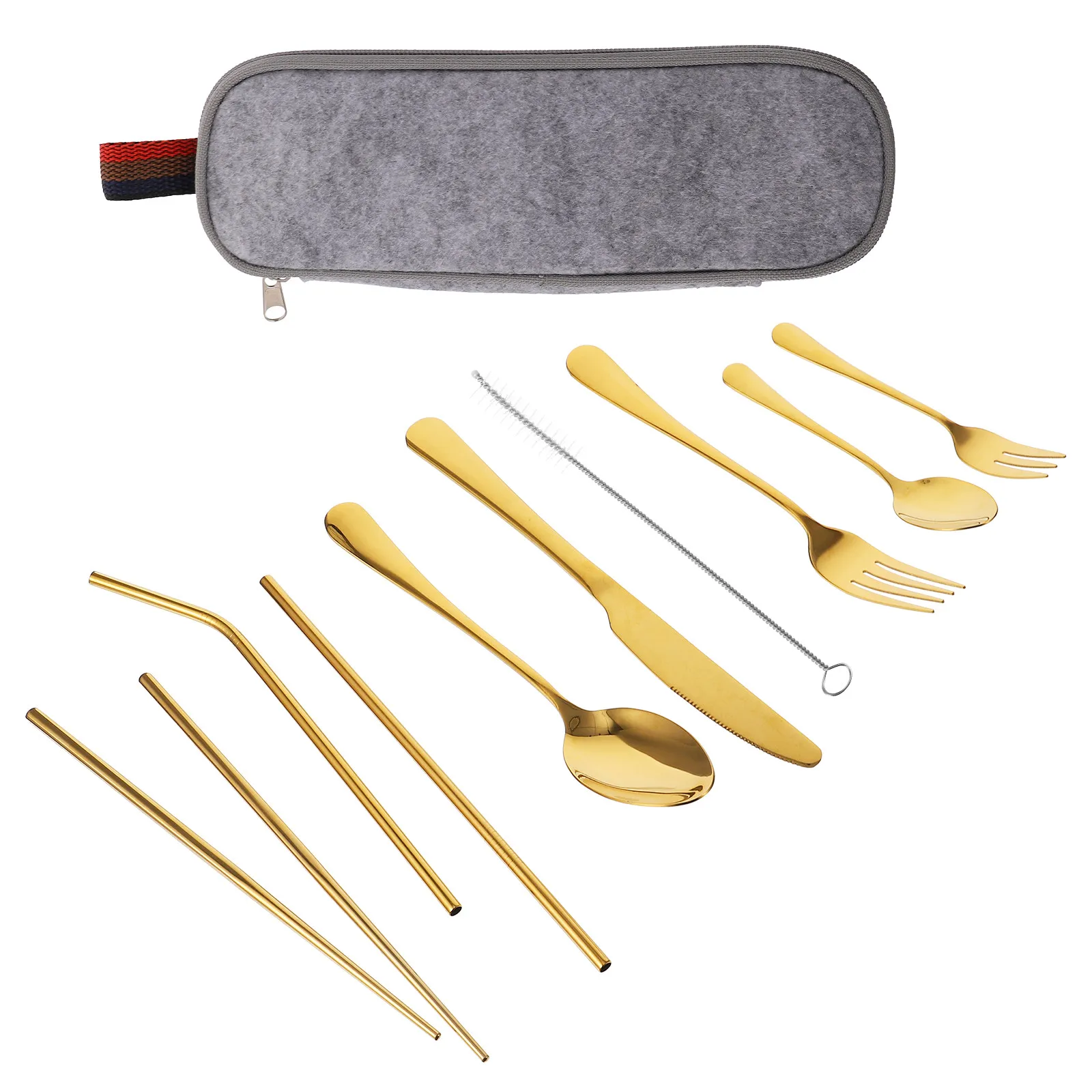 Набор столовых приборов из нержавеющей стали, 9 предметов, для пикника на природе, портативный, многоразовый, для кемпинга, с сумкой для хранения
Набор столовых приборов из нержавеющей стали, 9 предметов, для пикника на природе, портативный, многоразовый, для кемпинга, с сумкой для хранения