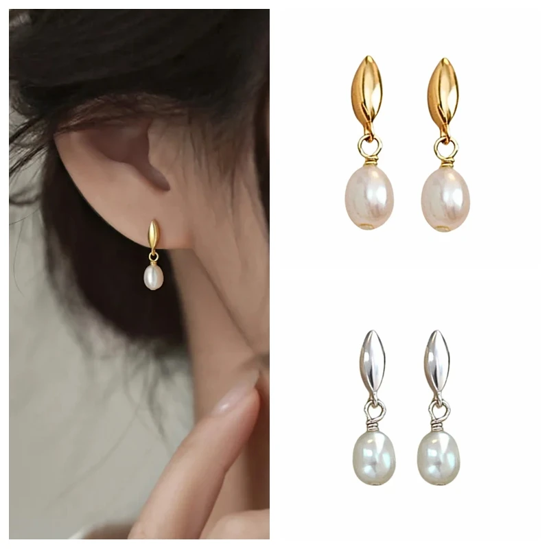 925 Sterling Silver Needle Water Drop Pearl Pendant Stud Earrings for Women Luxury Charm Earrings Wedding Anniversary Jewelry
925 Sterling Silver Needle Water Drop Pearl Pendant Stud Earrings for Women Luxury Charm Earrings Wedding Anniversary Jewelry
