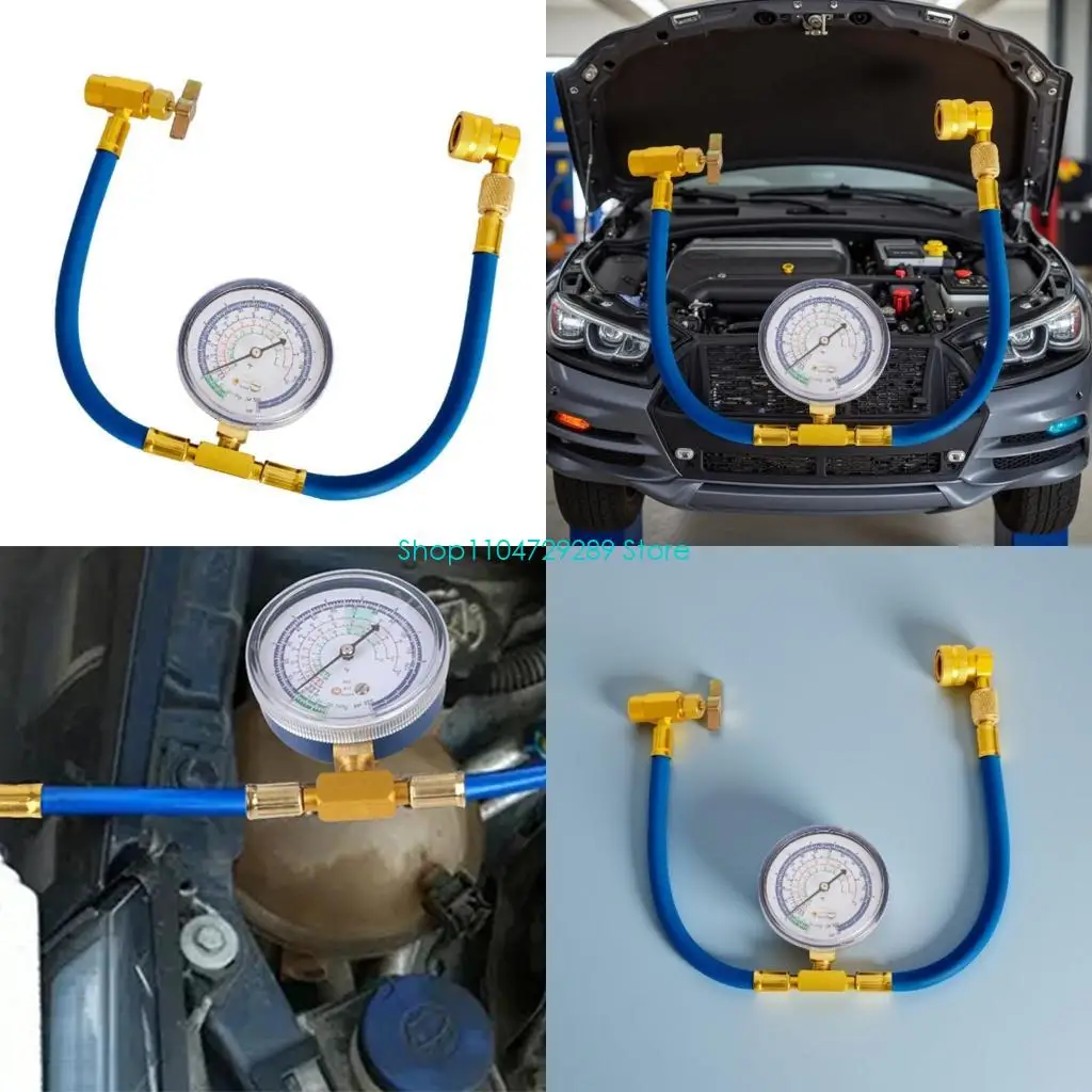 D8KE R134A Air Conditioning Freons Recharge Hose Gauge Set Automotive Conditioning Tool Refill Gas Refrigerants Hose
D8KE R134A Air Conditioning Freons Recharge Hose Gauge Set Automotive Conditioning Tool Refill Gas Refrigerants Hose