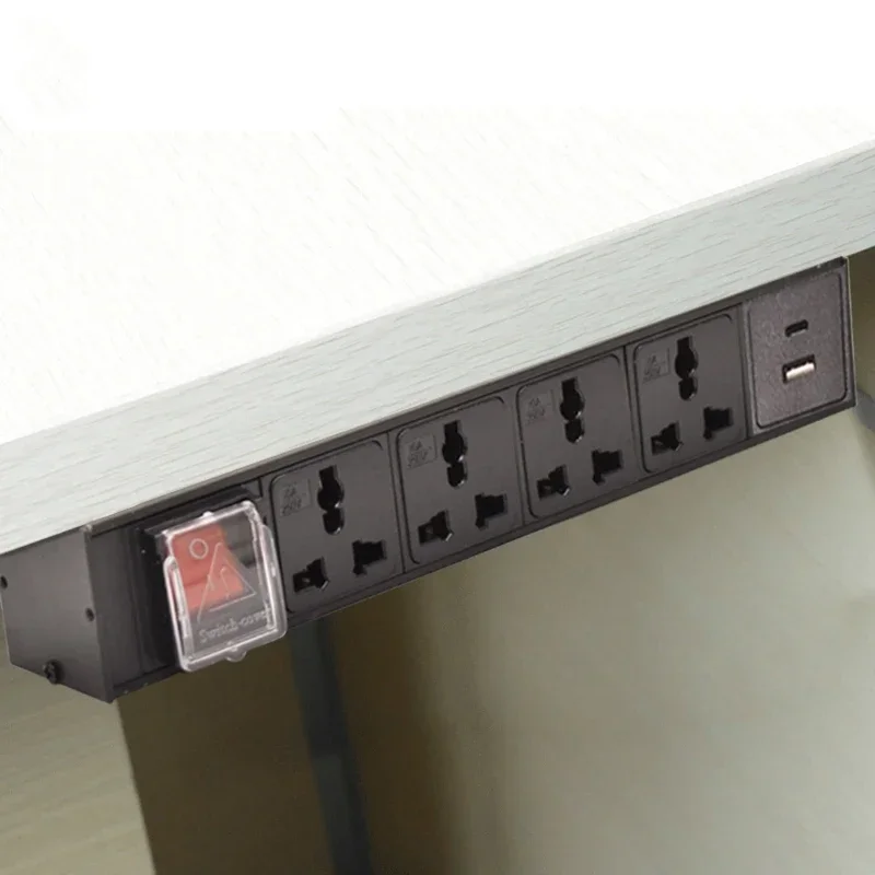 Настольная розетка для удлинителя с USB+Type-C, удлинитель 1,2 м, универсальные розетки с 4 направлениями Установка дна стола
Настольная розетка для удлинителя с USB+Type-C, удлинитель 1,2 м, универсальные розетки с 4 направлениями Установка дна стола