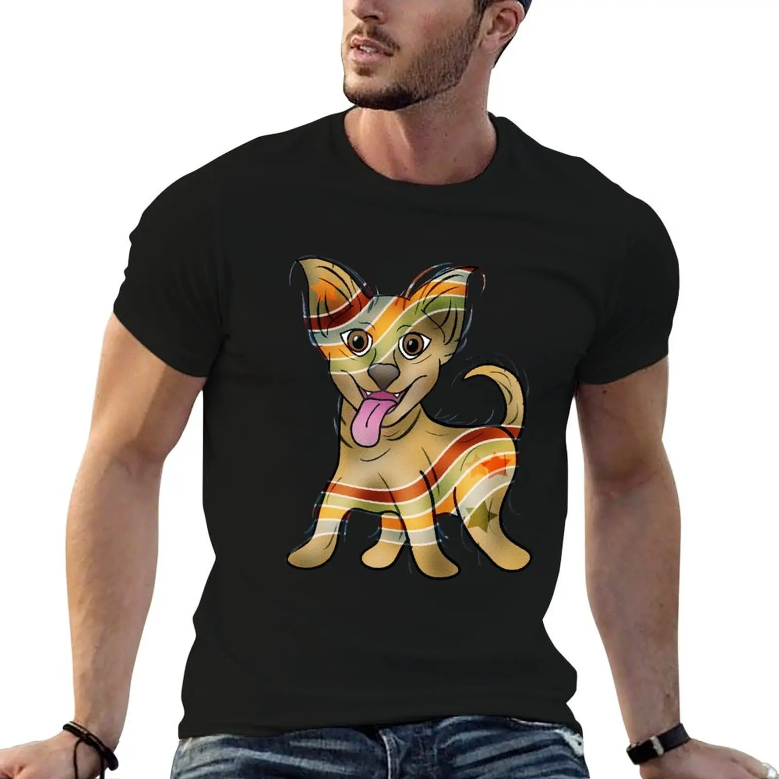 Cute Doggie Wears Khaki Denim T-Shirt cotton tshirt 100% t shirt man designer T-Shirt
Cute Doggie Wears Khaki Denim T-Shirt cotton tshirt 100% t shirt man designer T-Shirt