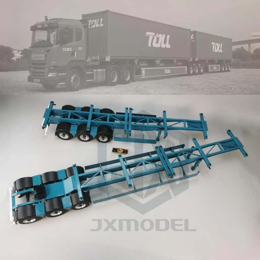 JXMODEL-TOLL tractor super long trailer container 1/14 For Tamiya Rc Truck Trailer Tipper For Scania Man Actros Volvo Car Parts
JXMODEL-TOLL tractor super long trailer container 1/14 For Tamiya Rc Truck Trailer Tipper For Scania Man Actros Volvo Car Parts
