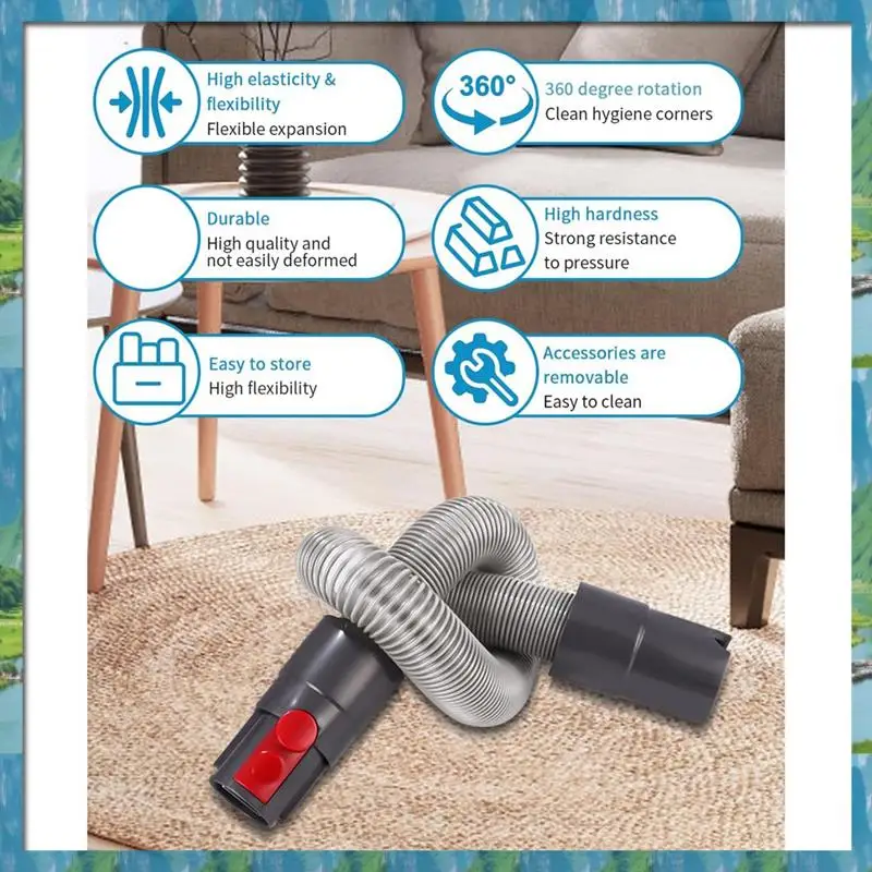 Сменный соединитель шланга для пылесоса Dyson V15 V11 V10 V8 V7 с гибкой насадкой, крышка переключателя удлинительного шланга
Сменный соединитель шланга для пылесоса Dyson V15 V11 V10 V8 V7 с гибкой насадкой, крышка переключателя удлинительного шланга