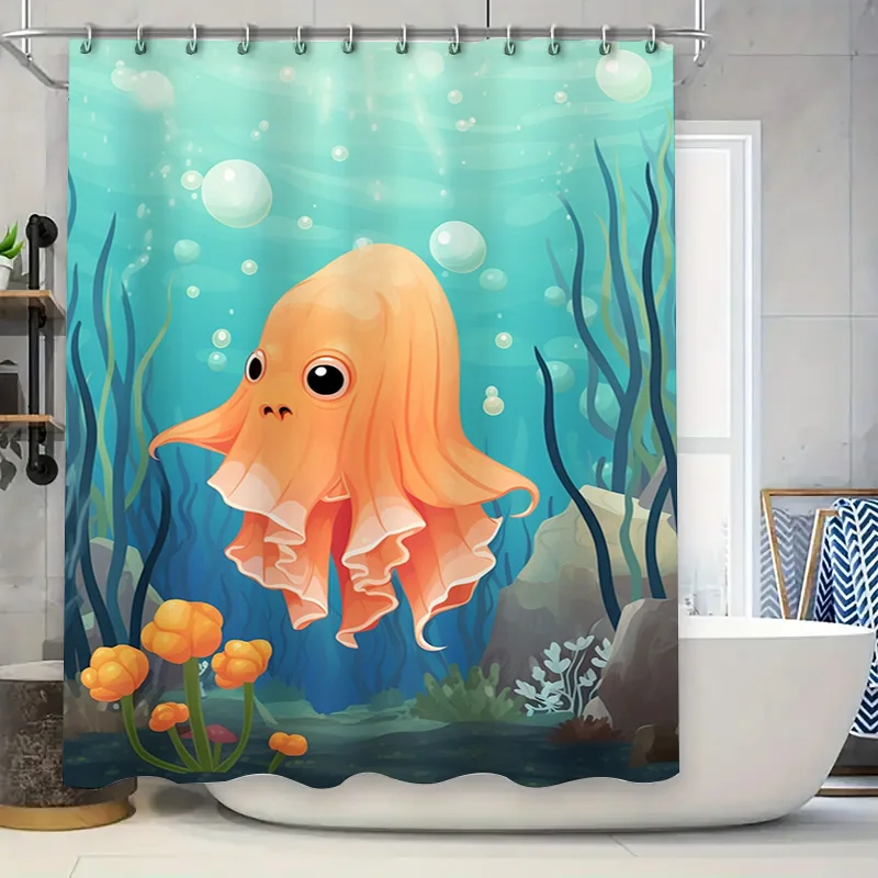 Adorable Octopus Shower Curtain Ocean Life Print Home Decoration Waterproof Bathroom Decorations for Kids Room Gift Idea
Adorable Octopus Shower Curtain Ocean Life Print Home Decoration Waterproof Bathroom Decorations for Kids Room Gift Idea