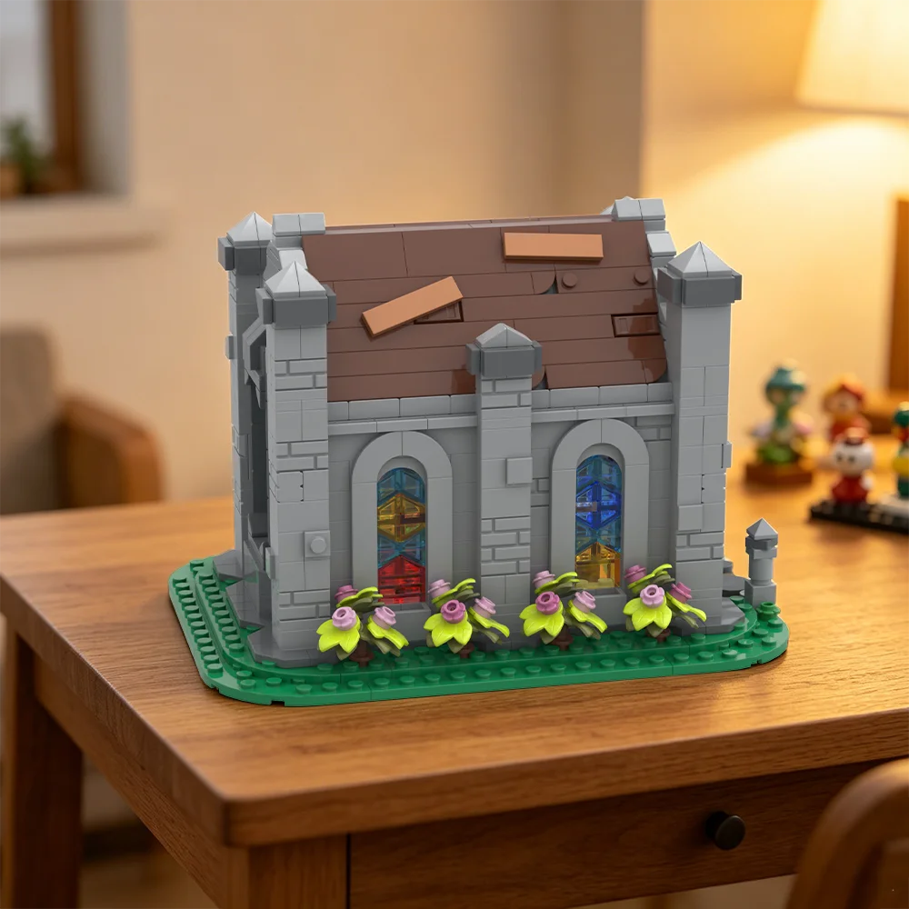 MOC Small Medieval Chapel Building Blocks Knights' Church Creative Architecture Bricks Toy Adult Gift
MOC Small Medieval Chapel Building Blocks Knights' Church Creative Architecture Bricks Toy Adult Gift