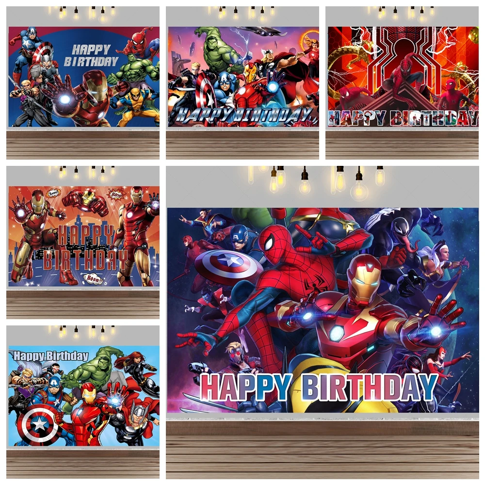 Superhero Theme Avengers Kids Birthday Party Backdrops Custom Children Room Photography Studio Wall Decoration Background Props
Superhero Theme Avengers Kids Birthday Party Backdrops Custom Children Room Photography Studio Wall Decoration Background Props