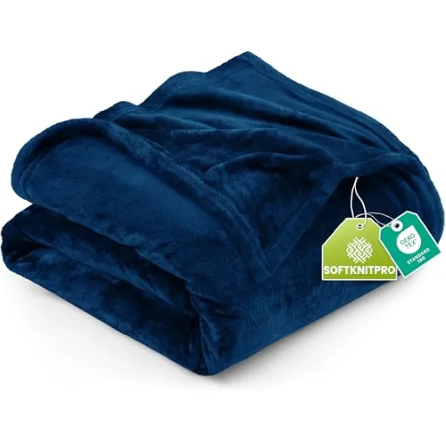 Fleece Blanket King Size Navy 300GSM Luxury Anti-Static Fuzzy Soft Microfiber Bed Blanket 90x102 Inch
Fleece Blanket King Size Navy 300GSM Luxury Anti-Static Fuzzy Soft Microfiber Bed Blanket 90x102 Inch