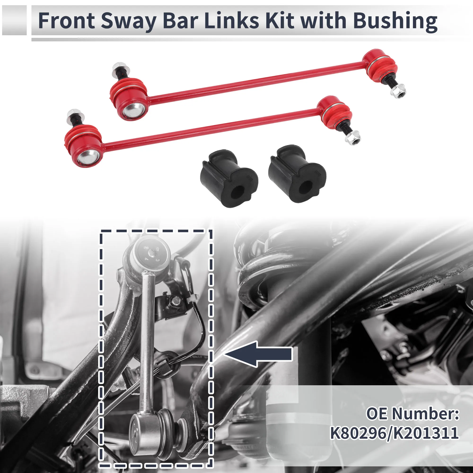 Тяги переднего стабилизатора UXCELL с 2-мя втулками для Mercury Mariner No K80296
Тяги переднего стабилизатора UXCELL с 2-мя втулками для Mercury Mariner No K80296