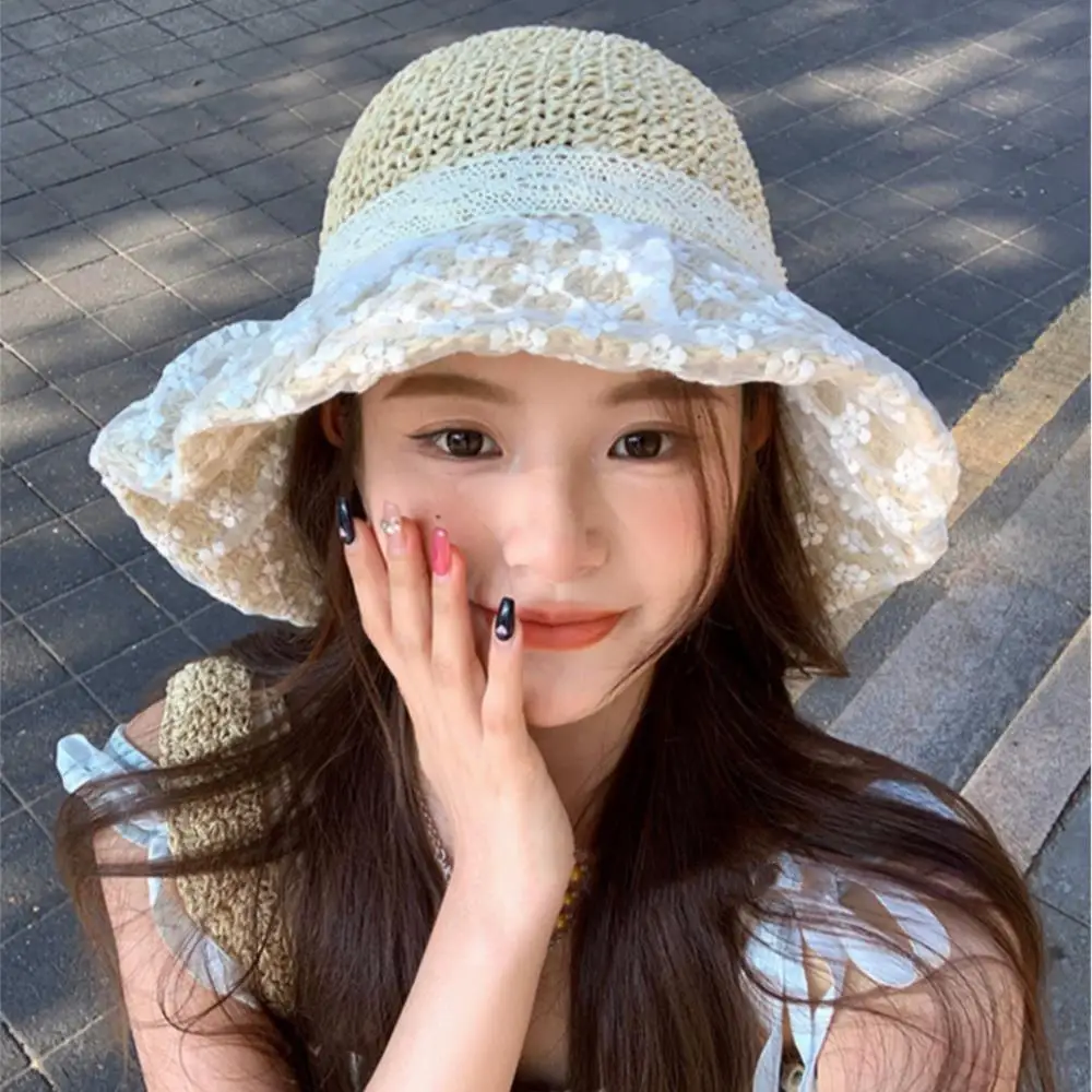 Women's Oversize Brim Straw Hat Summer Sun Block Big Brim Cap Seaside Bow Beach Hat Girls Sun Protection Foldable Fisherman Cap
Women's Oversize Brim Straw Hat Summer Sun Block Big Brim Cap Seaside Bow Beach Hat Girls Sun Protection Foldable Fisherman Cap