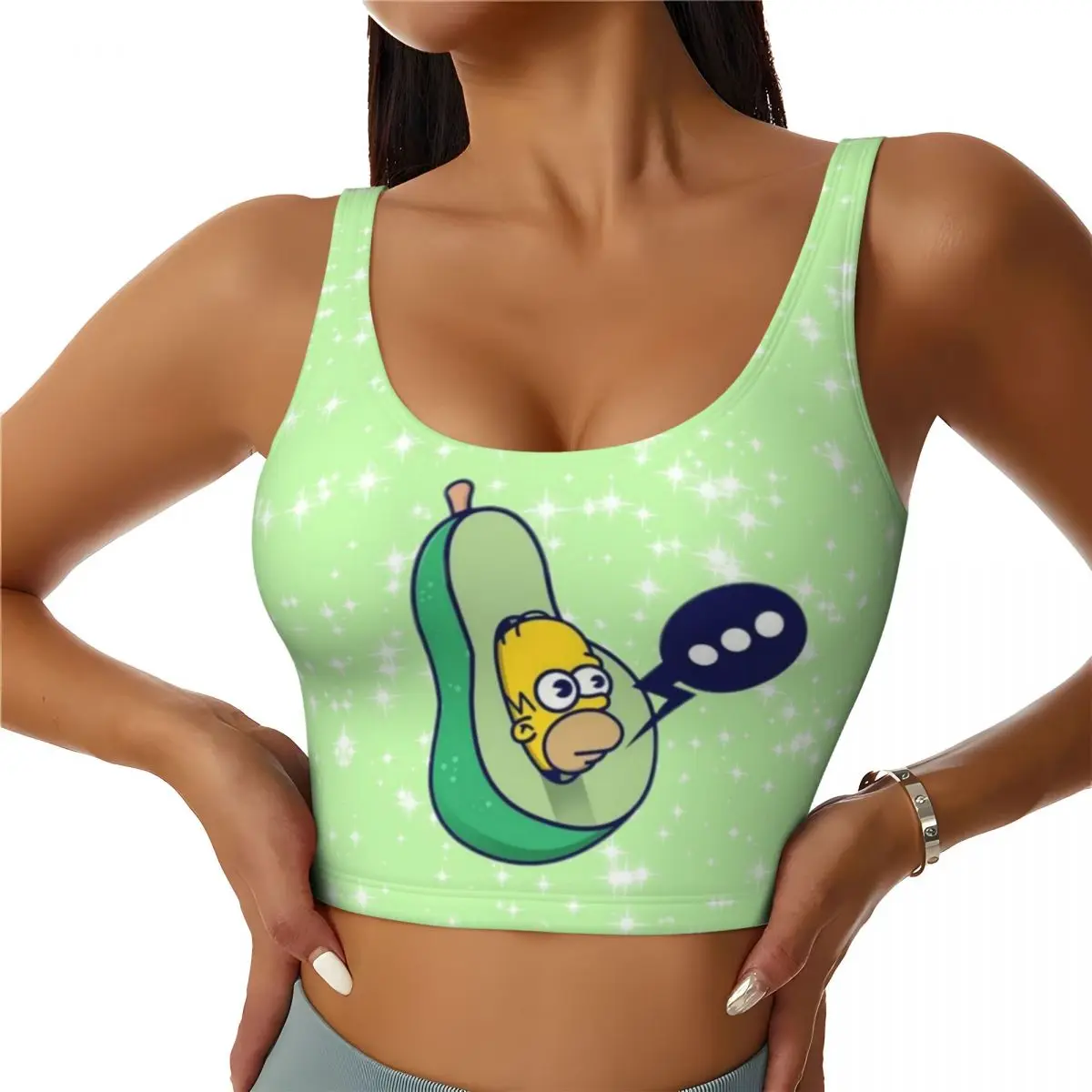 Custom The Simpsons Cartoon High Impact Sports Bras Women's Seamless Workout Yoga Crop Tank Tops
Custom The Simpsons Cartoon High Impact Sports Bras Women's Seamless Workout Yoga Crop Tank Tops