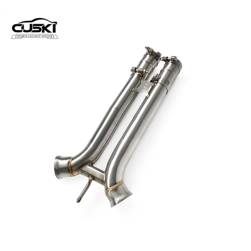 Stainless Steel Automotive Exhaust Parts fit Porsche Panamera 971 2.9/3.0 2017-2023 middle pipe exhaust pipe Exhaust Modificatio
Stainless Steel Automotive Exhaust Parts fit Porsche Panamera 971 2.9/3.0 2017-2023 middle pipe exhaust pipe Exhaust Modificatio