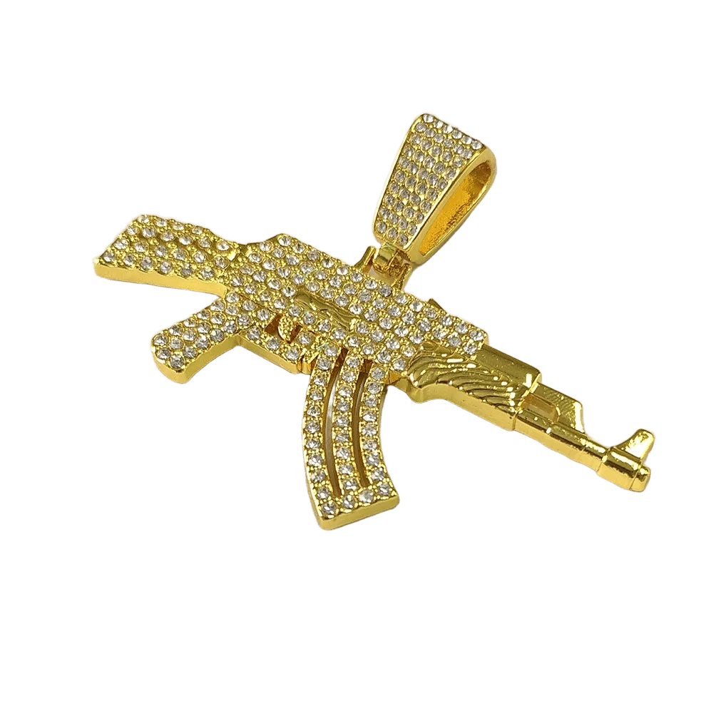 Ожерелье с подвеской Streetwear AK47 | Микронабор из циркония в стиле хип-хоп
Ожерелье с подвеской Streetwear AK47 | Микронабор из циркония в стиле хип-хоп