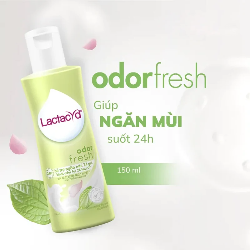 Dung Dịch Vệ Sinh Phụ nữ Lactacyd Odor Fresh Ngăn Mùi 24H 150ml/bottle, Loại trừ ùmùi hôi, ngứa ngáy, nuoc rua ve sinh phu nu
Dung Dịch Vệ Sinh Phụ nữ Lactacyd Odor Fresh Ngăn Mùi 24H 150ml/bottle, Loại trừ ùmùi hôi, ngứa ngáy, nuoc rua ve sinh phu nu
