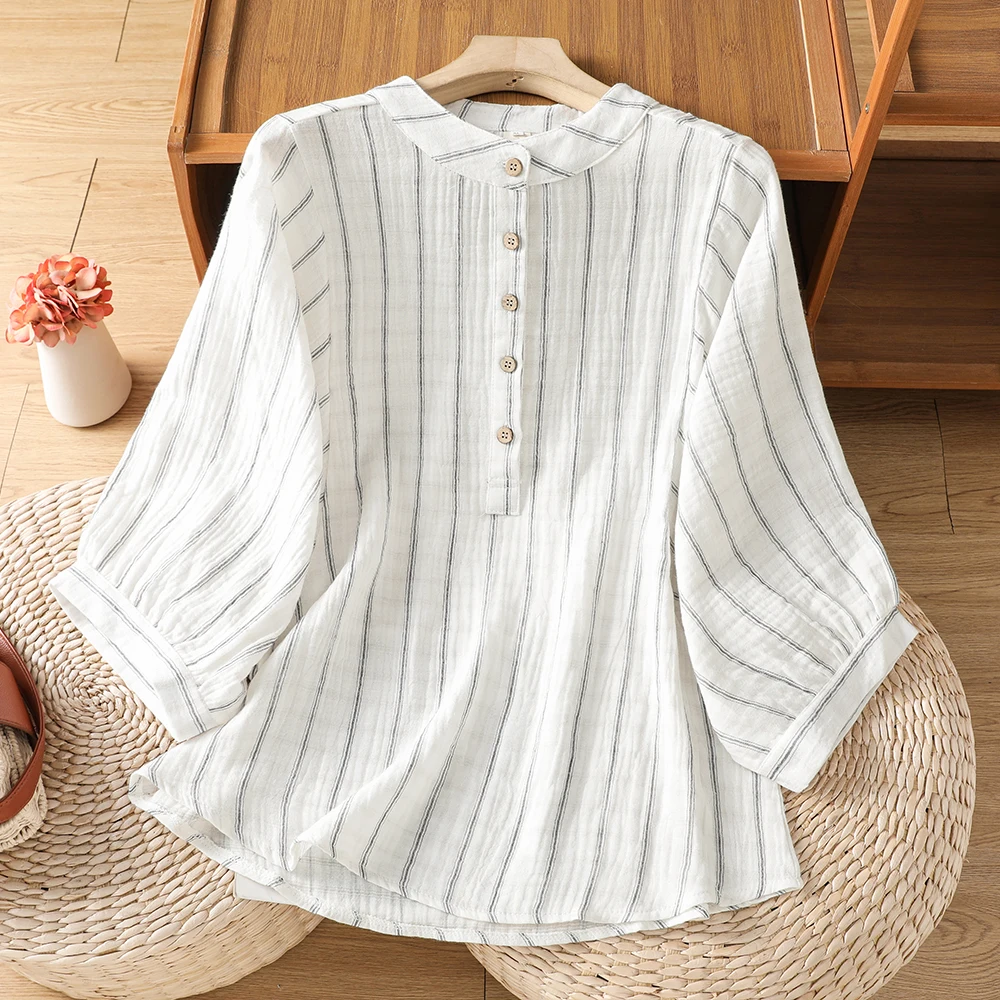plus Size Women's T-shirt Summer New Stripe Loose Batwing Sleeve Belly Covering Base Shirt Commute Style round Neck Short Sleeve
plus Size Women's T-shirt Summer New Stripe Loose Batwing Sleeve Belly Covering Base Shirt Commute Style round Neck Short Sleeve