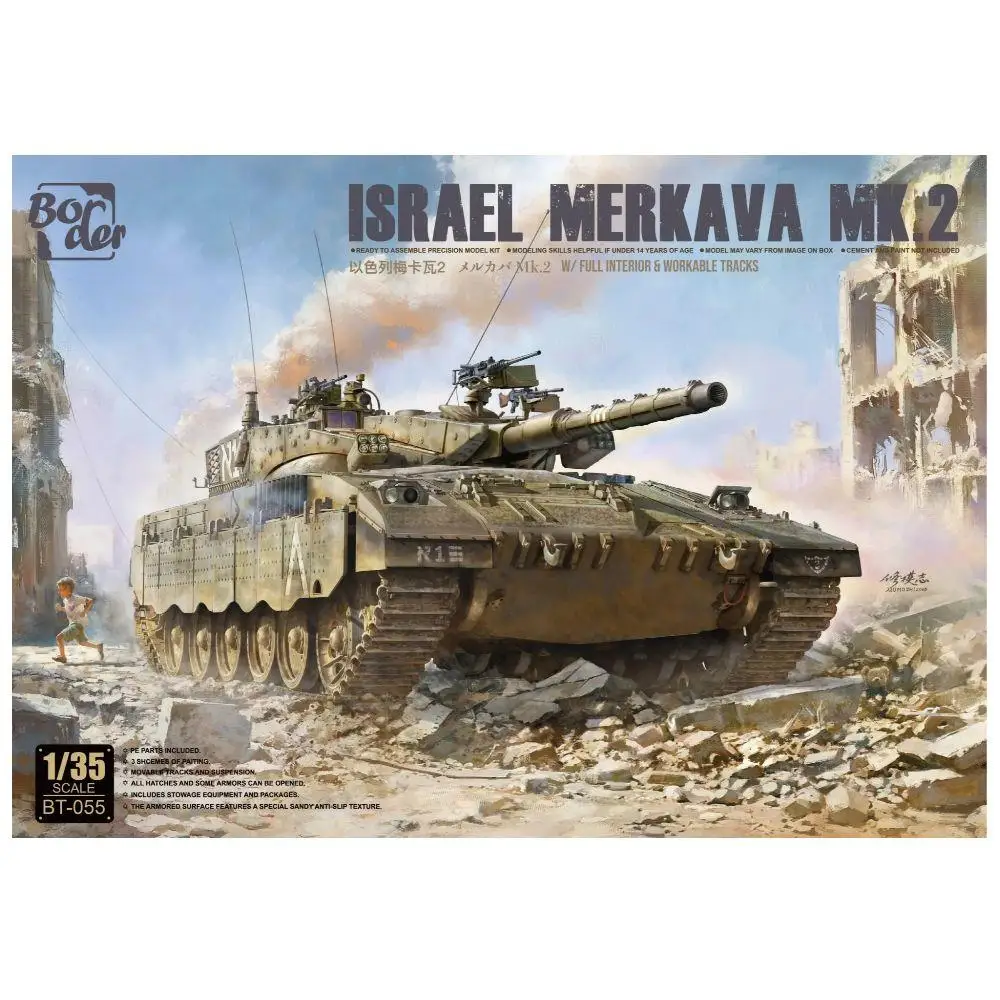 Бордюр BT-055 1/35 Израиль Меркава Мк.2 с полным комплектом внутренних и рабочих гусениц
Бордюр BT-055 1/35 Израиль Меркава Мк.2 с полным комплектом внутренних и рабочих гусениц