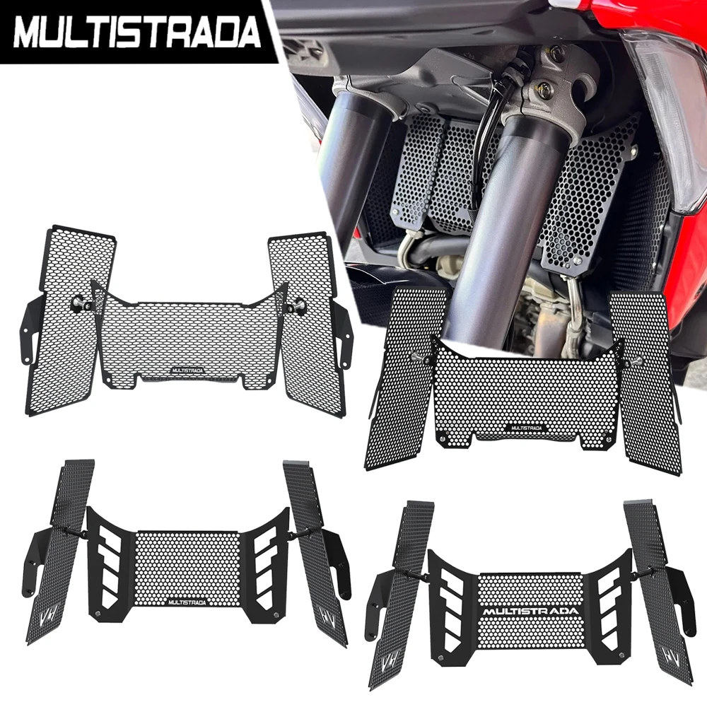 Защитная решетка радиатора для Ducati Multistrada V4/S/S Sport/Pikes Peak/Rally/RS 2021-2025 2024 2023 2022 
Защитная решетка радиатора для Ducati Multistrada V4/S/S Sport/Pikes Peak/Rally/RS 2021-2025 2024 2023 2022